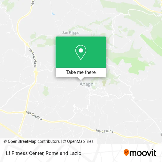 Lf Fitness Center map