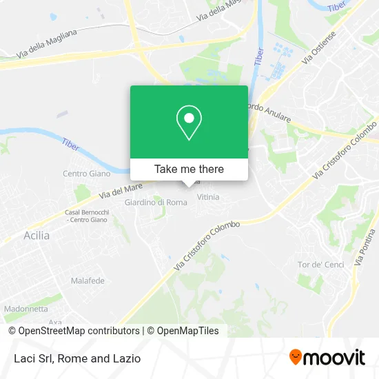 Laci Srl map