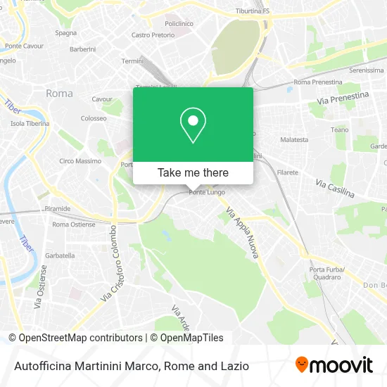 Autofficina Martinini Marco map