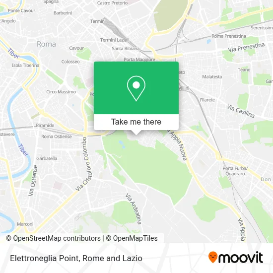 Elettroneglia Point map