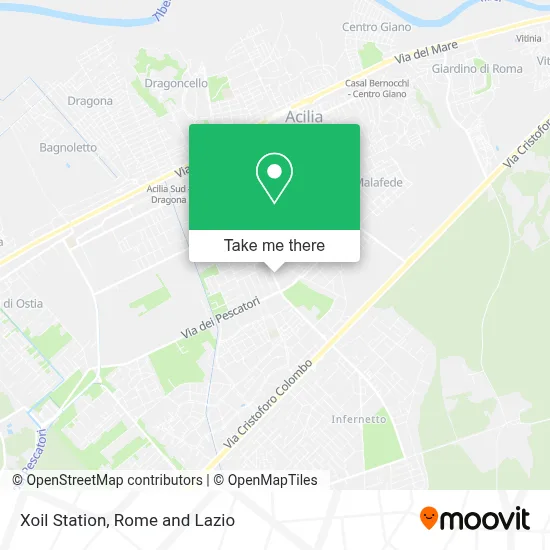 Xoil Station map