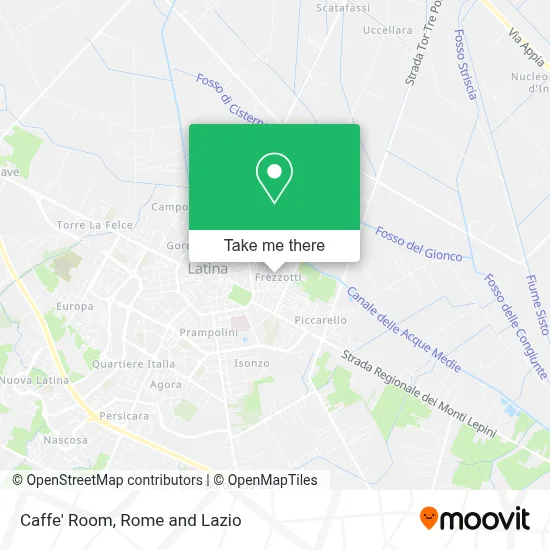 Caffe' Room map