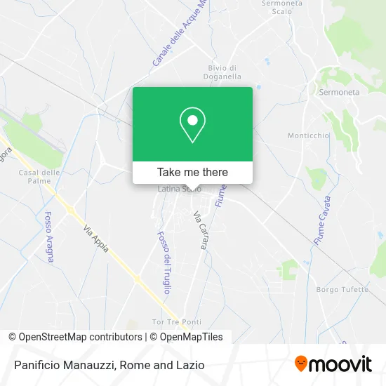 Panificio Manauzzi map