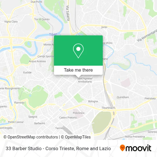 33 Barber Studio - Corso Trieste map