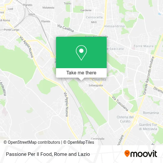 Passione Per Il Food map