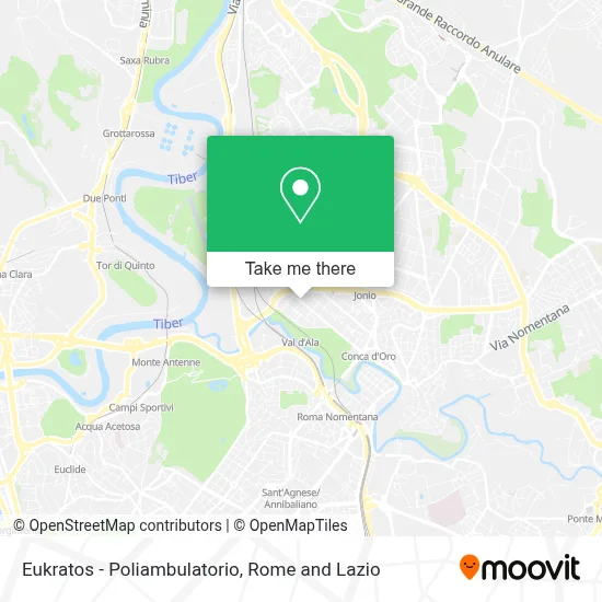 Eukratos - Poliambulatorio map