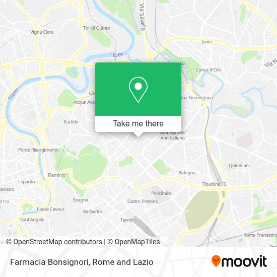 Farmacia Bonsignori map