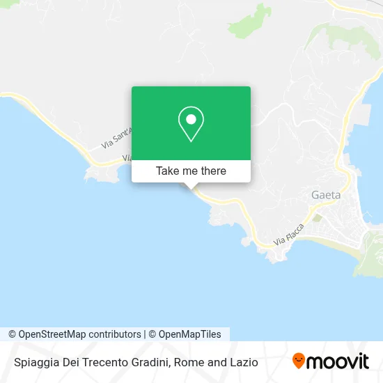 Spiaggia Dei Trecento Gradini map