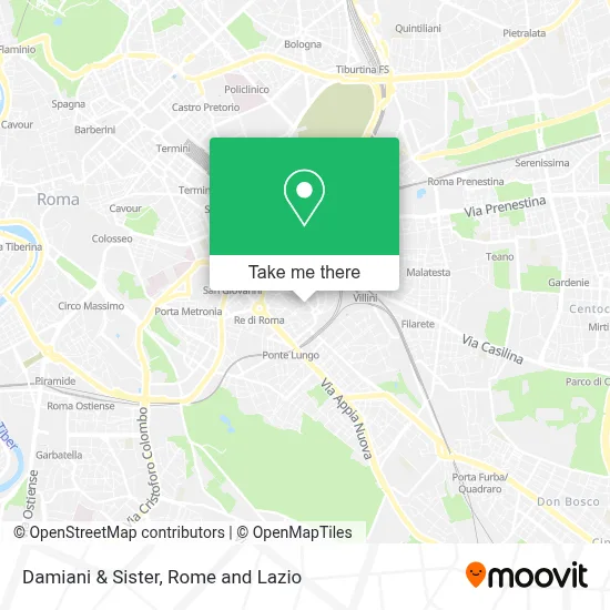 Damiani & Sister map