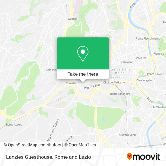 Lanzies Guesthouse map