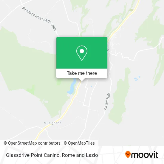 Glassdrive Point Canino map