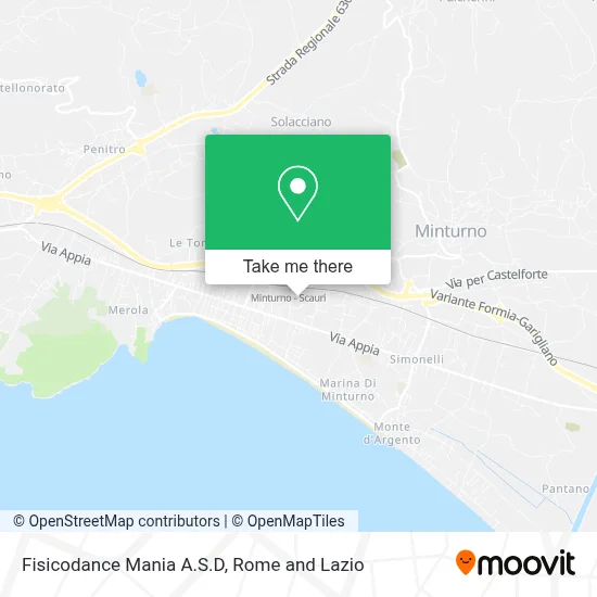 Fisicodance Mania A.S.D map