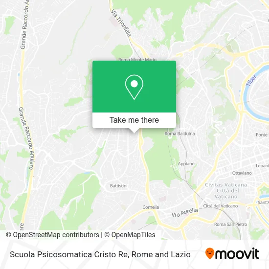 Scuola Psicosomatica Cristo Re map