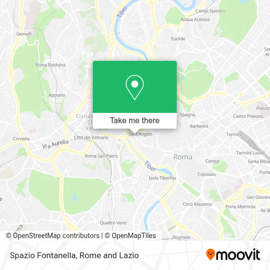 Spazio Fontanella map