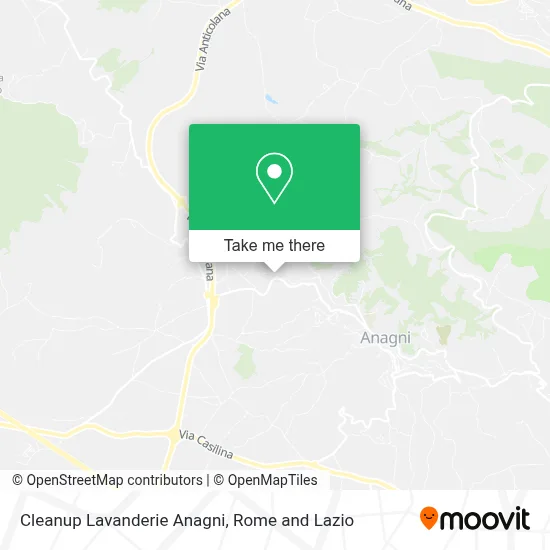 Cleanup Lavanderie Anagni map