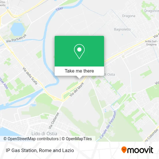 IP Gas Station map