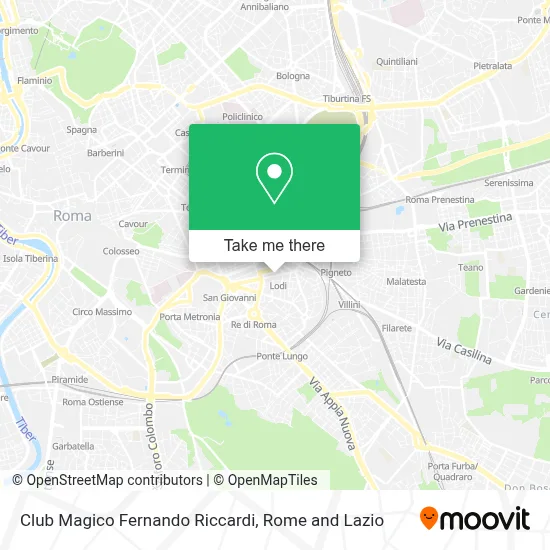 Club Magico Fernando Riccardi map