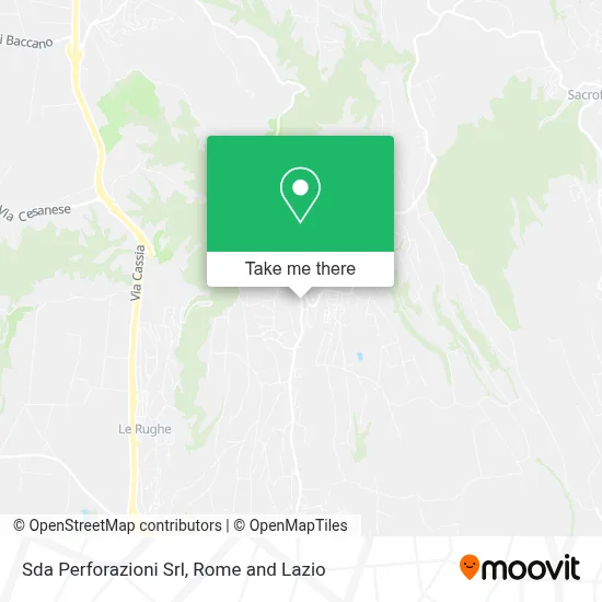 Sda Perforazioni Srl map