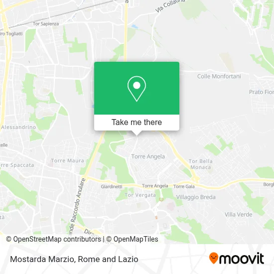 Mostarda Marzio map