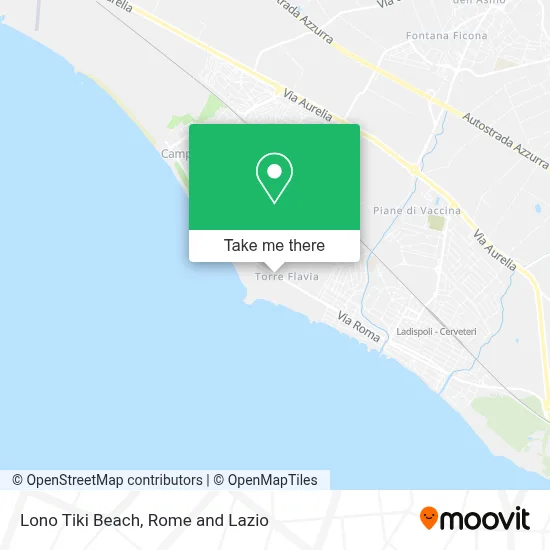 Lono Tiki Beach map
