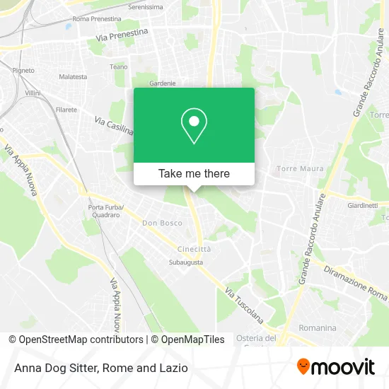 Anna Dog Sitter map
