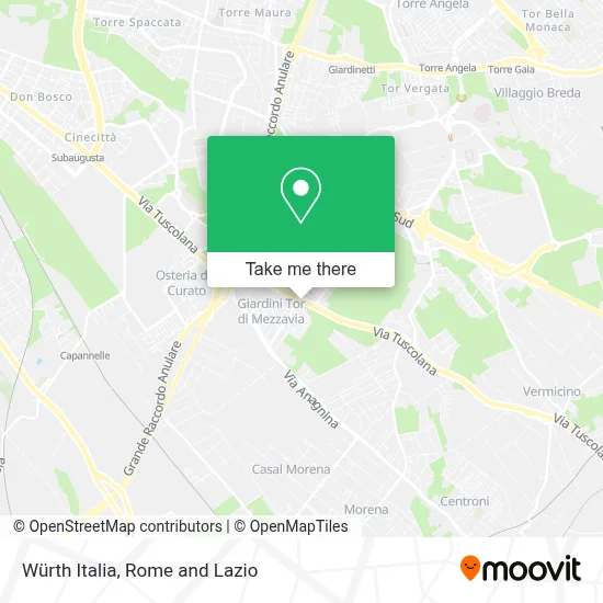 Würth Italia map