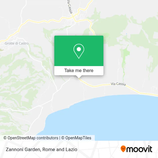 Zannoni Garden map