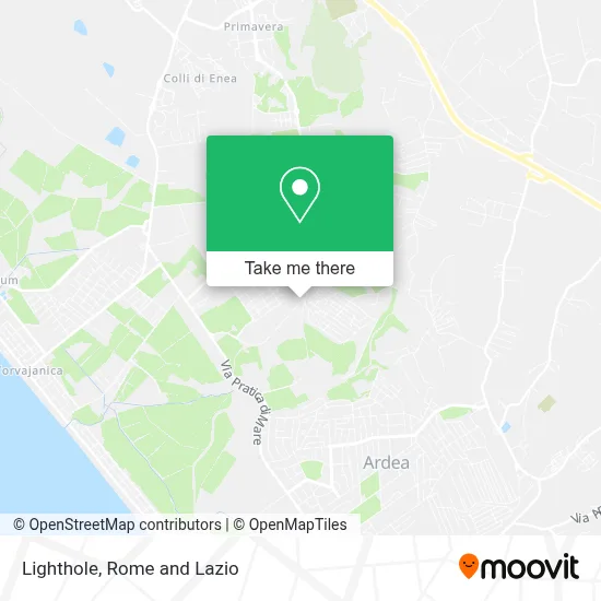 Lighthole map