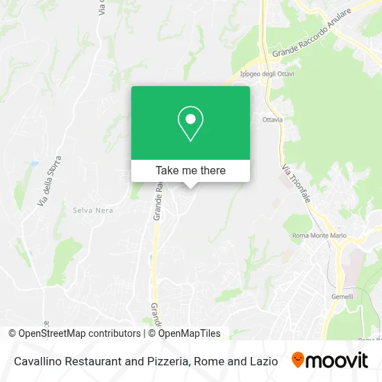Cavallino Restaurant and Pizzeria map