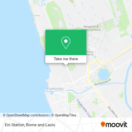 Eni Station map
