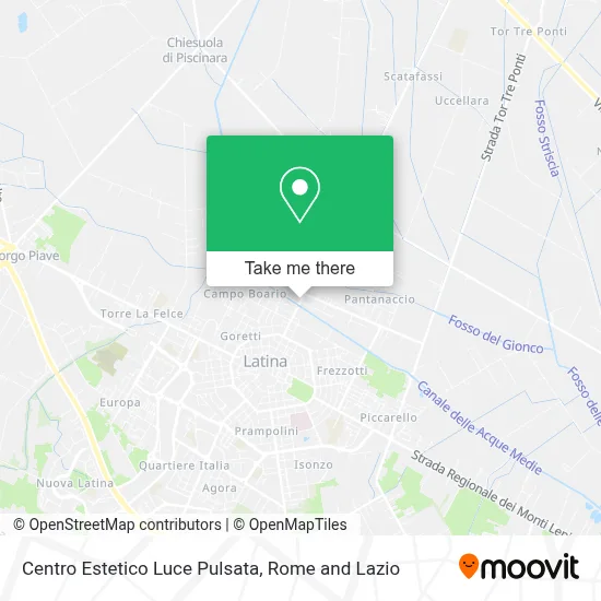 Centro Estetico Luce Pulsata map