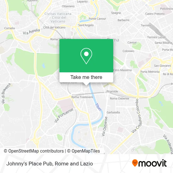 Johnny's Place Pub map