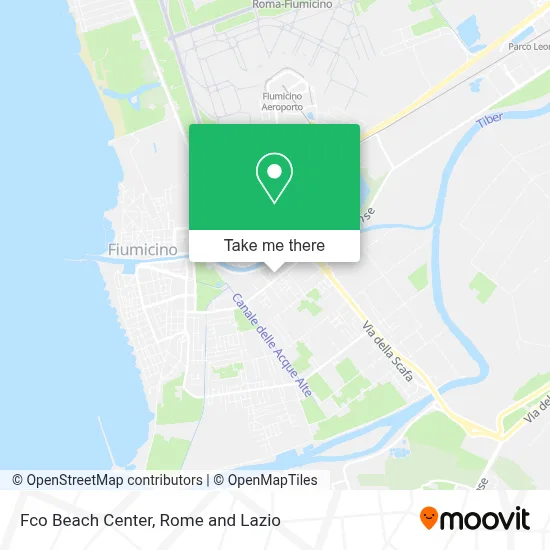 Fco Beach Center map