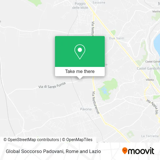 Global Soccorso Padovani map