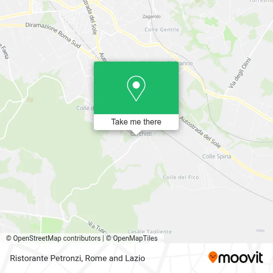 Ristorante Petronzi map