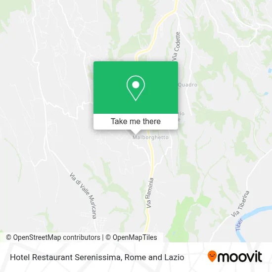 Hotel Restaurant Serenissima map