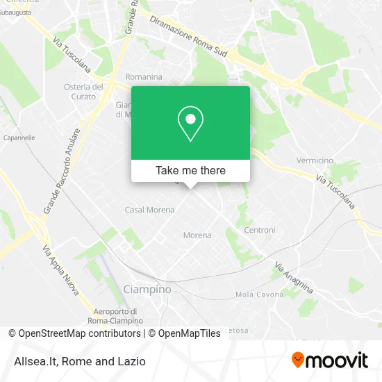 Allsea.It map