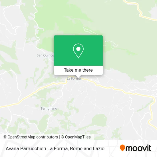 Avana Parrucchieri La Forma map