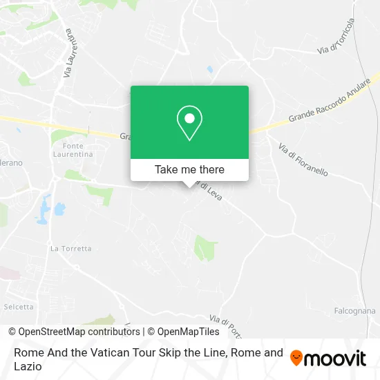Rome And the Vatican Tour Skip the Line map