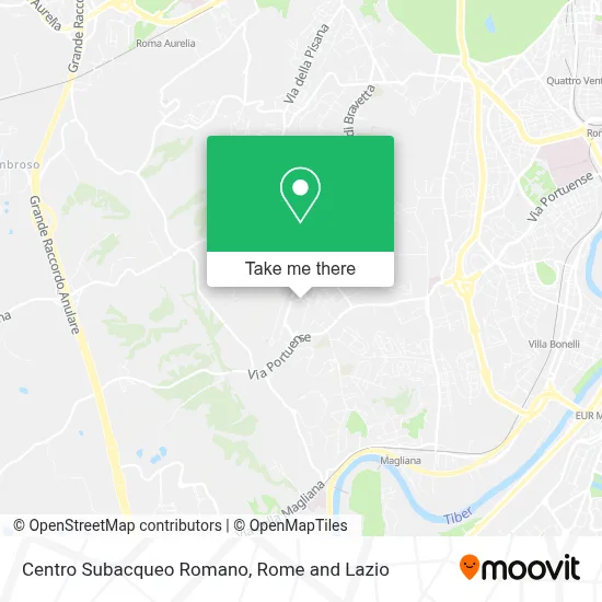 Centro Subacqueo Romano map