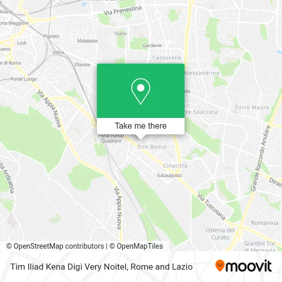 Tim Iliad Kena Digi Very Noitel map