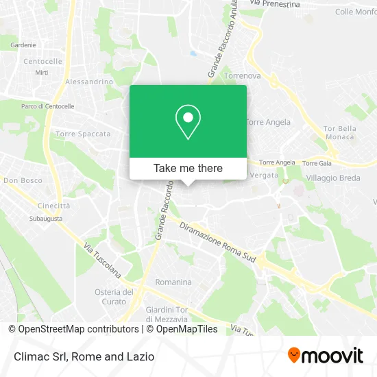 Climac Srl map