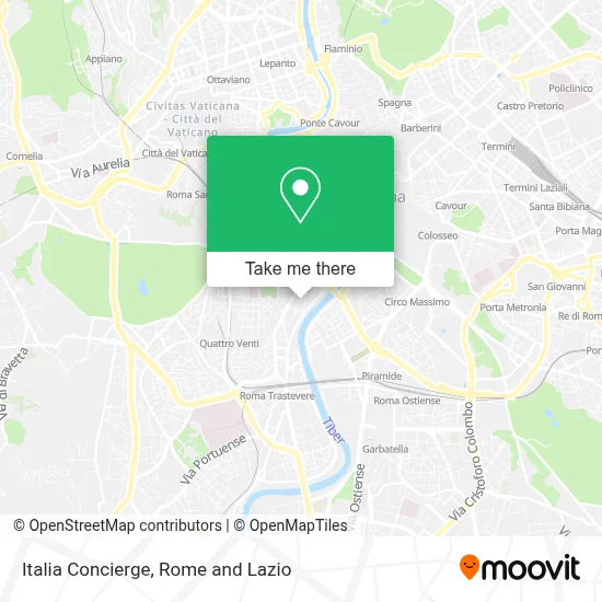 Italia Concierge map
