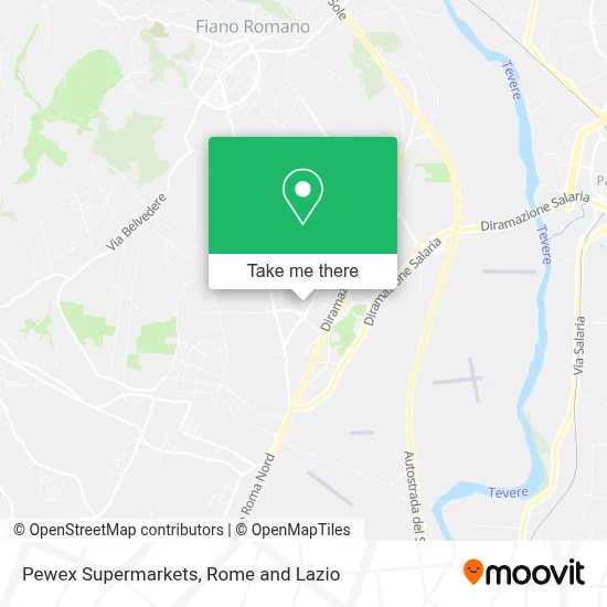 Pewex Supermarkets map