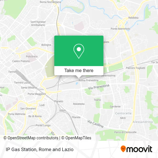 IP Gas Station map