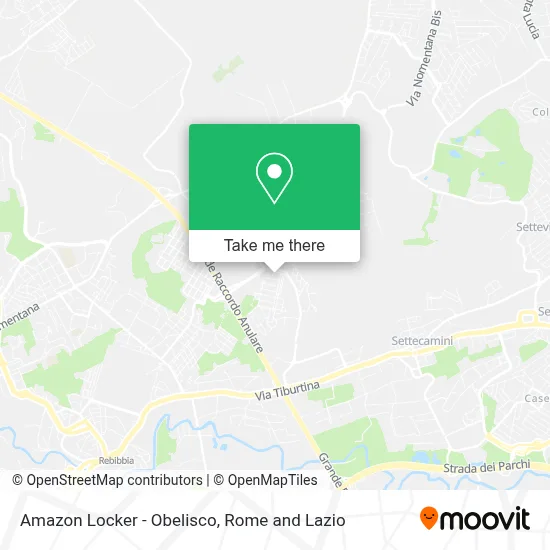 Amazon Locker - Obelisco map
