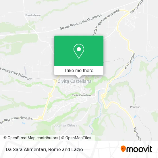 Da Sara Alimentari map