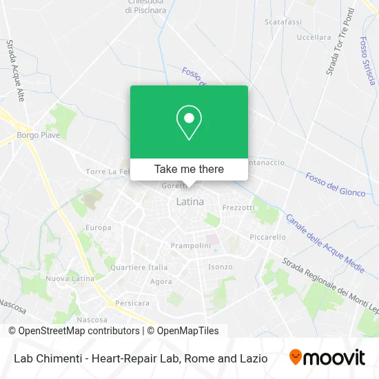 Lab Chimenti - Heart-Repair Lab map