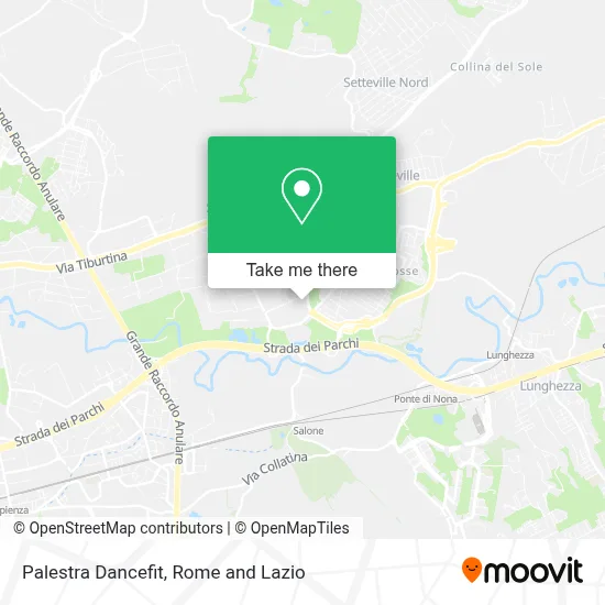 Palestra Dancefit map