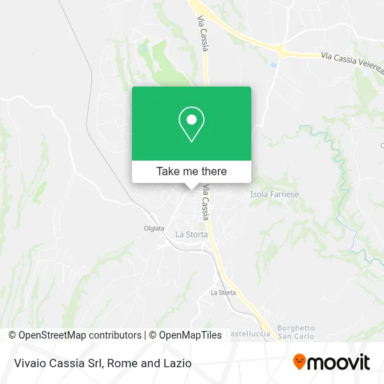 Vivaio Cassia Srl map